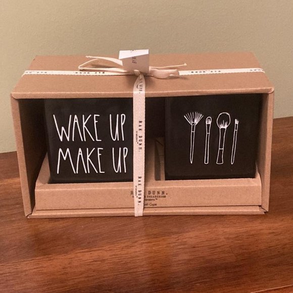 Rae Dunn Other - Rae Dunn Wake Up Make Up Holders